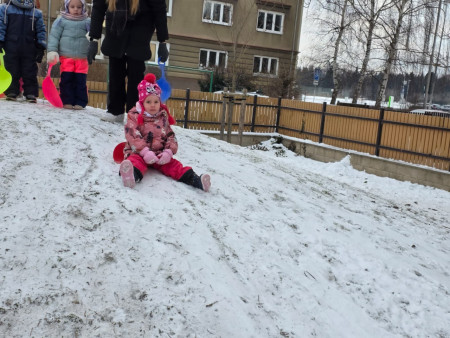 Užíváme si sněhové nadílky